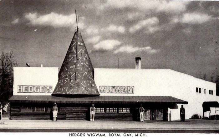 Hedges Wig Wam Restaurant - Historical Photo